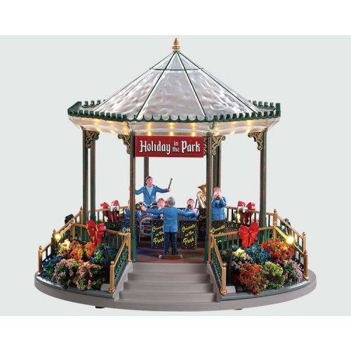 Holiday Garden Green Bandstand