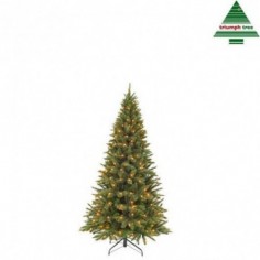 Forest frosted pine x-mas tree slim led green 88L TIPS 274 -