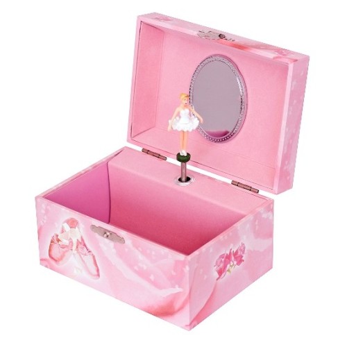 Coffret Musical Phosphorescent Ballerine - Rose
