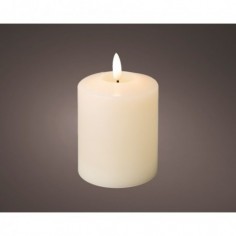LED wick church candle wax BO indoor