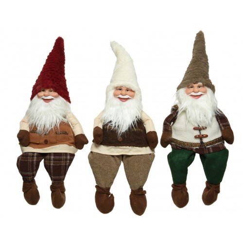 Gnome polyester 3col ass