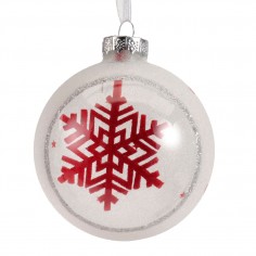 Bauble glass glitter felt...