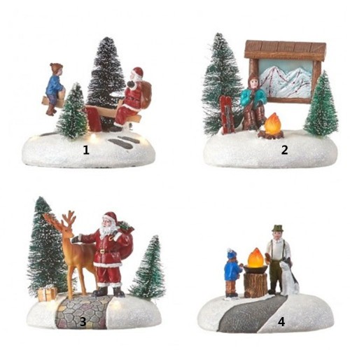 Christmas scenery assorted l11x luville