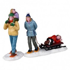 Long Day Snowshoeing Set Of 2