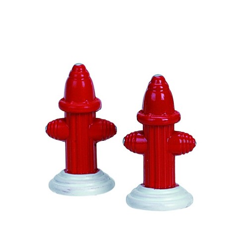 Metal Fire Hydrant Set Of 2