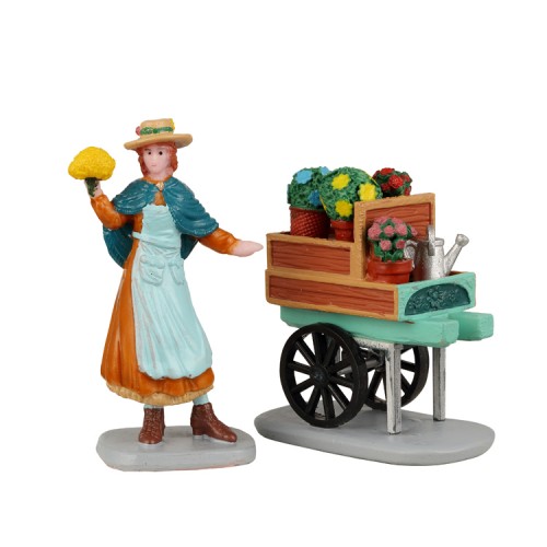 Merry'S Garden Cart Lemax Lemax