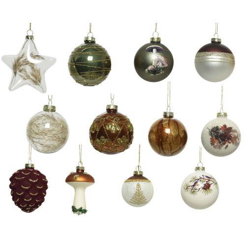 Ornament glass glitter