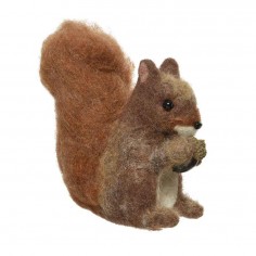 Squirrel wool light brown