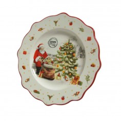 Plate dolomite santa 20,30cm