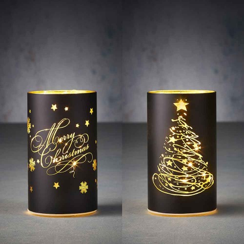 2 pack Hurricane light xmas black