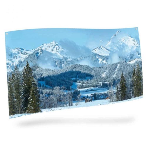 Background Cloth - Mountain Landscape...