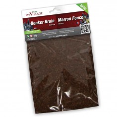 Scatter dark brown...