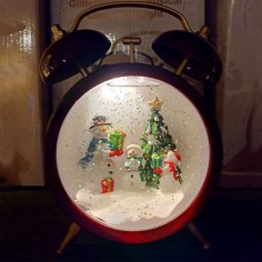 Snowman Family Clock