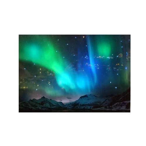 LED canvas Aurora Boreal 2