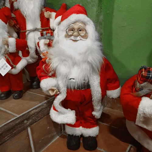 Medium Santa Claus doll with glasses...