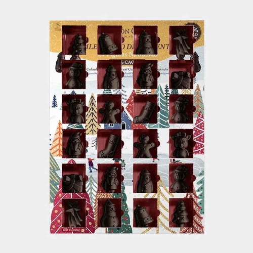Calendario Adviento Figuras 3D Chocolate 70% 216g
