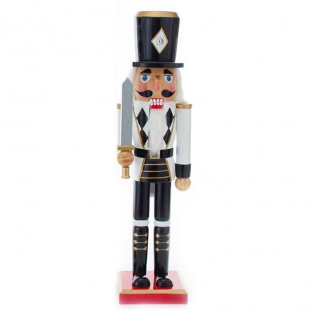 Soldier Black Nutcracker 38cm