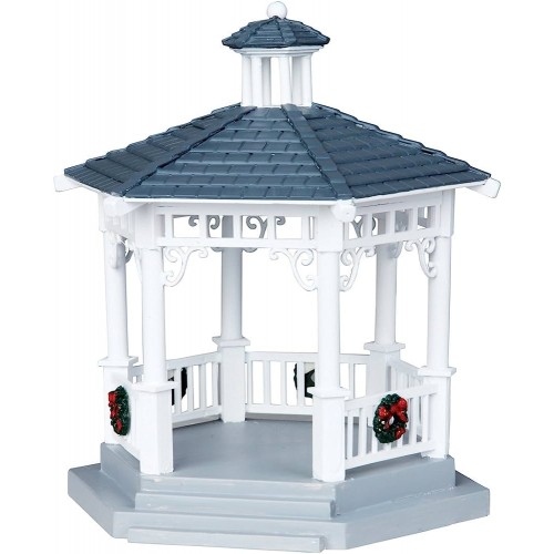 PLASTIC GAZEBO WITH DECORATIONS