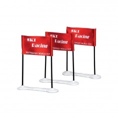 Ski Racing Flagset Of 3 Lemax