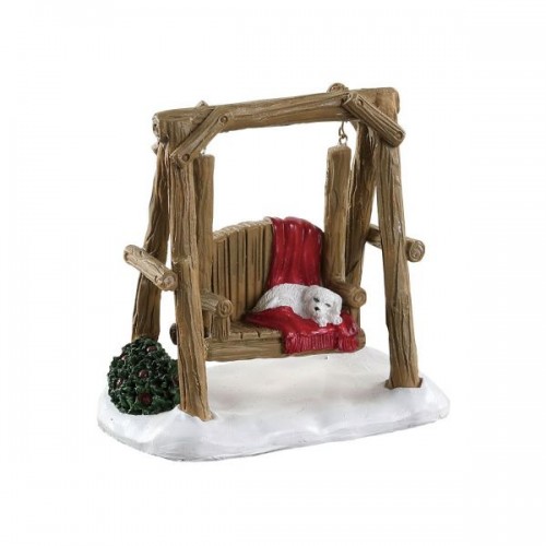 Rustic Log Swing Lemax