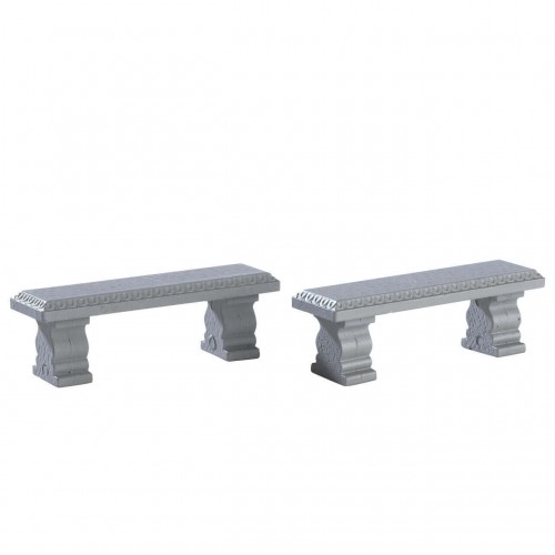 PLAZA BENCH, SET OF 2