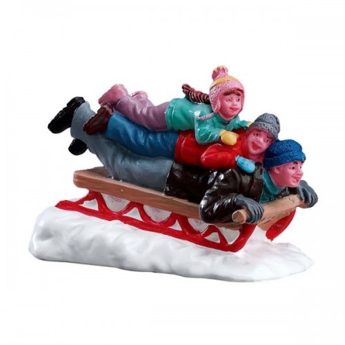 SLEDDING WITH DAD