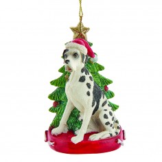 4.25"RESIN GREAT DANE DOG...