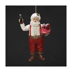 5"coca-cola santa holding six pack.