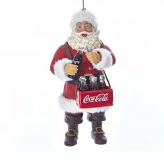 SANTA OPENING COCA-COLA...