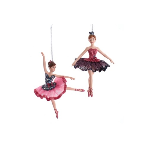 Pink & pewter ballerina 16,51cm