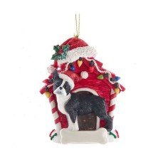 Boston Terrier Doghouse O 10cm