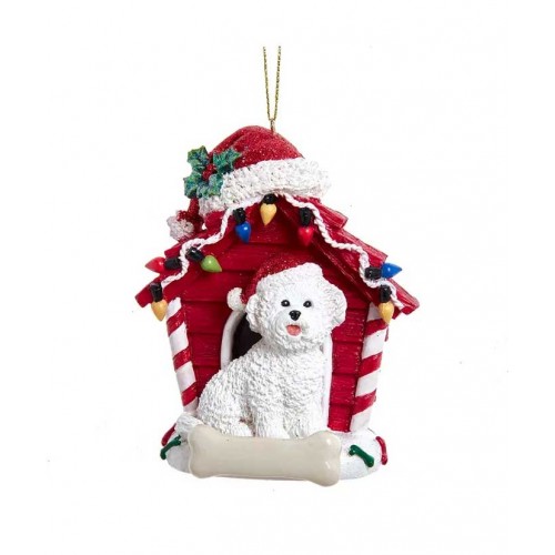 Bichon Frise Doghouse  10cm