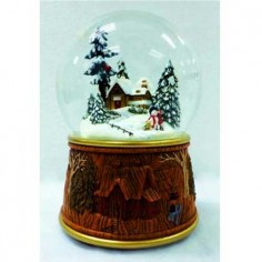 Snow globe made of poly...