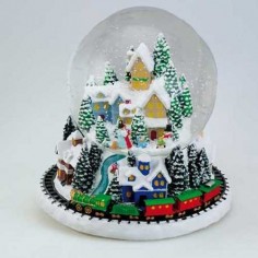 Snow globe winter village...
