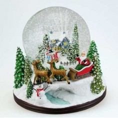 Snow globe winter house 120...