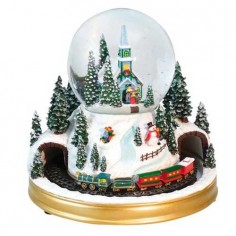 Snow globe “Blue church...