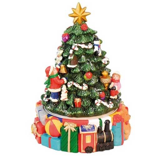 Small hhristmas tree with presents -