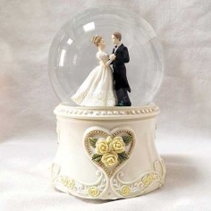 Wedding Glitter Globe -
