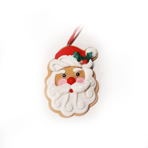 Gingerbread Santa ornament