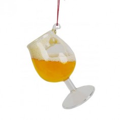 3.3-4"glass beer glass orn...