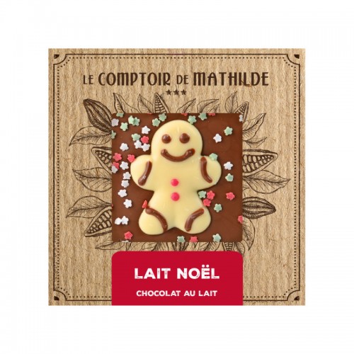 Christmas Tablet Milk Chocolate 80gr