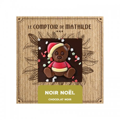 Christmas Dark Chocolate Tablet 80gr