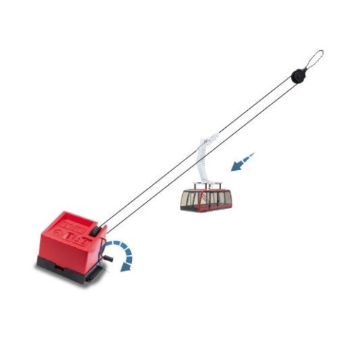 Ski Lift Manual + 1 Cabin Red