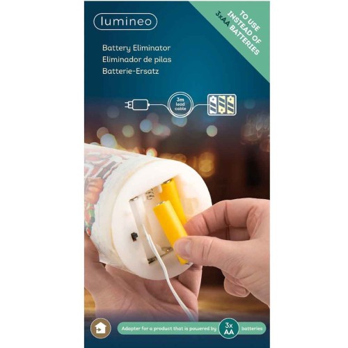Adapter Battery Eliminator 3xAA para 1 producto