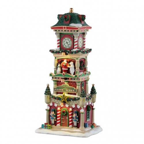 The Village Square Clock Tower Lemax