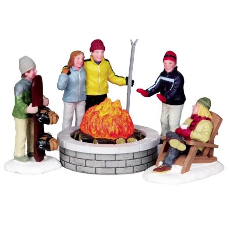 Fire Pit, Set Of 5 Lemax