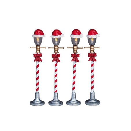 Santa Hat Street Lamp Lemax