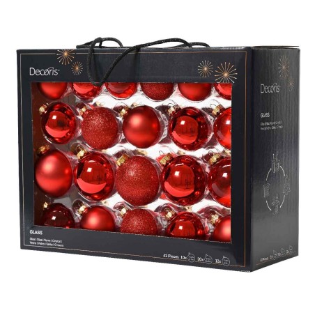 bolas de navidad rojas