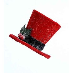 10cm Red hanging hat