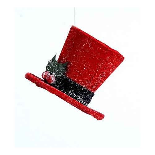 10cm Red hanging hat